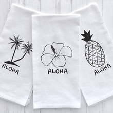 Load image into Gallery viewer, Tropical Tea Towels- PINEAPPLE
