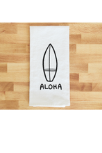 Load image into Gallery viewer, Tropical Tea Towel- SURF
