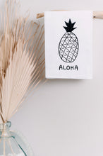 Load image into Gallery viewer, Tropical Tea Towels- PINEAPPLE
